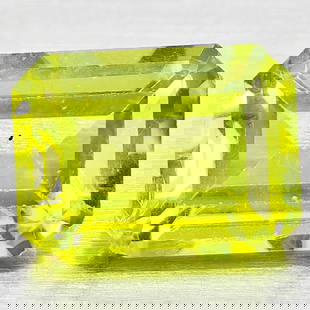 Natural Green Peridot 1.64 Ct. Octagon Shape 7.8 x 5.9 Mm Gemstone From Pakistan: Product ID: 805317159 Product Name: Natural Peridot Weight: 1.64 CT. Size: 7.8 x 5.9 x 3.9 MM. Shape: Octagon Color: Green Clarity:SI1 Luster: Good Gems Origin: Pakistan Treatment: Unheated Crystal St