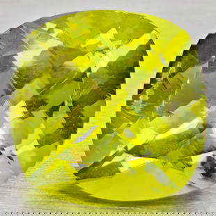Natural Green Peridot 1.58 Ct. Cushion Shape 7.1 Mm Gemstone From Pakistan: Product ID: 805317223 Product Name: Natural Peridot Weight: 1.58 CT. Size: 7.1 x 7.1 x 4.6 MM. Shape: Cushion Shape Color: Green Clarity:VSI - SI1 Luster: Good Gems Origin: Pakistan Treatment: Unheate