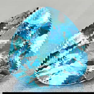 Natural Swiss Blue Topaz 2.82 Ct. Trilliant Shape 9 Mm Gemstone From Brazil: Product ID: 807167883 Product Name: Natural Blue Topaz Weight: 2.82 CT. Size: 8.9 x 8.9 x 5.2 MM. Shape: Trilliant Color: Swiss Blue Clarity:VSI Luster: Good Gems Origin: Brazil Treatment: Treated Cry