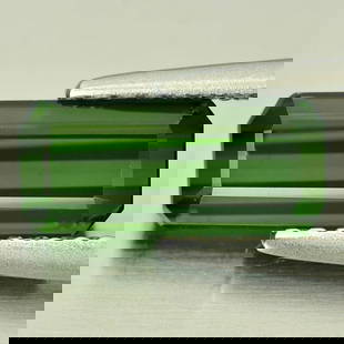 Natural Green Tourmaline 1.54 Ct. VVS Octagon Shape 10.1 x 4.6 Mm. Gemstone From Nigeria: Product ID: 807243170 Product Name: Natural Tourmaline Weight: 1.54 CT. Size: 10.1 x 4.6 x 3.5 MM. Shape: Octagon Color: Green Clarity:VVS Luster: Very Good Gems Origin: Nigeria Treatment: Unheated Cr