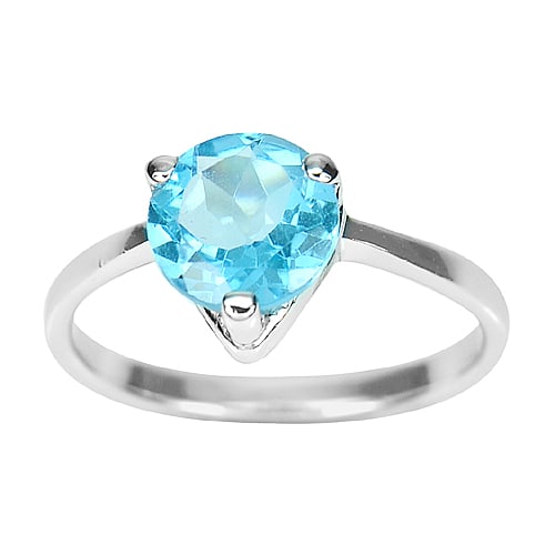 Natural Blue Topaz 925 Sterling Silver Ring Jewelry Size 7: Product ID: 281110073 Product Type: 925 Sterling Silver Fine Jewelry Jewelry Weight: 2.38 Grams. Ring Size: 7 Resizable(Fee) Gemstones Color: Blue Metal: Solid Silver 92.5%. Gemstone Detail: Round Blu
