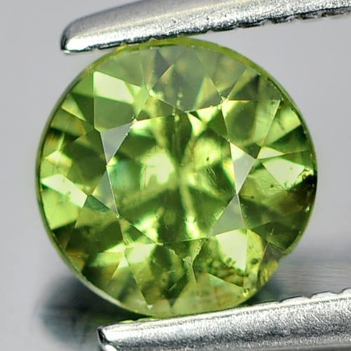 Natural Green Demantoid Garnet 1.00 Ct. Round Shape 5.8 Mm. Gemstone From Madagascar: Product ID: 802927332 Product Name: Natural Demantoid Weight: 1.00 CT. Size: 5.8 x 5.8 x 4.1 MM. Shape: Round Color: Green Clarity:SI Luster: Good Gems Origin: Madagascar Treatment: Unheated Crystal S