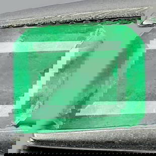Natural Green Emerald 0.49 Ct. Octagon Shape 5.5 x 4.5 Mm. Gemstone From Columbia: Product ID: 802403425 Product Name: Natural Emerald Weight: 0.49 CT. Size: 5.5 x 4.5 x 2.8 MM. Shape: Octagon Color: Green Clarity:SI Luster: Good Gems Origin: Columbia Treatment: Unheated Crystal Str