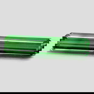 Natural Green Tourmaline 1.25 Ct. Clean Octagon Shape 15.7 x 3.3 Mm. Gemstone From Nigeria: Product ID: 807245713 Product Name: Natural Tourmaline Weight: 1.25 CT. Size: 15.7 x 3.3 x 2.4 MM. Shape: Octagon Color: Green Clarity:IF Luster: Very Good Gems Origin: Nigeria Treatment: Unheated Cry