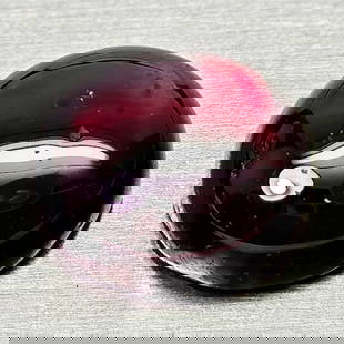 Natural Purplish Pink Rhodolite Garnet 1.71 Ct. Round Cabochon Shape 6.9 Mm Gemstone From Madagascar: Product ID: 802936744 Product Name: Natural Rhodolite Weight: 1.71 CT. Size: 6.9 x 6.9 x 2.9 MM. Shape: Round Cabochon Color: Purplish Pink Clarity:Semi - Transparent Luster: Good Gems Origin: Madagas