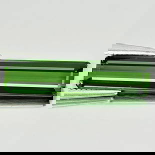 Natural Green Tourmaline 2.37 Ct. Clean Octagon Shape 18.3 x 4.4 Mm. Gemstone From Nigeria: Product ID: 807246654 Product Name: Natural Tourmaline Weight: 2.37 CT. Size: 18.3 x 4.4 x 3 MM. Shape: Octagon Color: Green Clarity:IF Luster: Very Good Gems Origin: Nigeria Treatment: Unheated Cryst