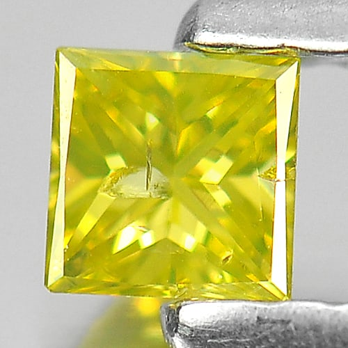Natural Yellow Loose Diamond 0.13 Ct. Square Princess Cut 3 x 3 Mm. From Belgium: Product ID: 802104068 Product Name: Natural Enhanced Diamond Weight: 0.13 CT. Size: 3 x 3 x 1.8 MM. Shape: Square Color: Yellow Clarity:SI1 Luster: Scintillating Gems Origin: Belgium Treatment: Treate