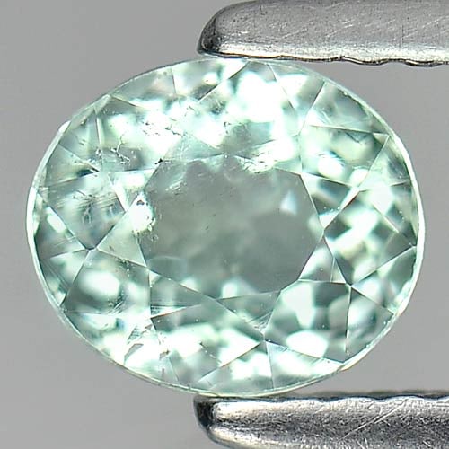 Natural Unheated Light Green Tourmaline 1.09 Ct. Oval Shape 6.3 x 5.5 Mm. Gemstone From Nigeria: Product ID: 807237048 Product Name: Natural Tourmaline Weight: 1.09 CT. Size: 6.3 x 5.5 x 4.8 MM. Shape: Oval Color: Green Clarity:VSI Luster: Good Gems Origin: Nigeria Treatment: Unheated Crystal Str