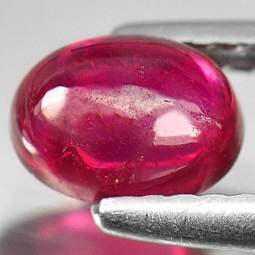 Natural Red Pink Ruby 1.27 Ct. Oval Shape 6.5 x 4.6 Mm Gemstone From Mozambique (1 of 3)