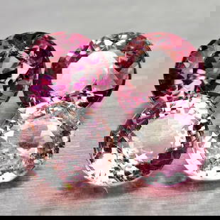 Natural Pink Tourmaline 2.06 Ct. 4 Pcs. Round Shape 4.9 Mm. Gemstones From Nigeria: Product ID: 807250736 Product Name: Natural Tourmaline Weight: 2.06 CT. Size: 4.9 x 4.9 x 3.6 MM. Shape: Round Color: Pink Clarity:VSI Luster: Good Gems Origin: Nigeria Treatment: Unheated Crystal Str