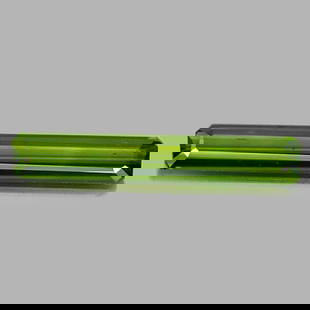 Natural Green Tourmaline 1.08 Ct. VVS Octagon Shape 17.5 x 3 Mm Gemstones From Nigeria: Product ID: 807247242 Product Name: Natural Tourmaline Weight: 1.08 CT. Size: 17.5 x 3 x 2 MM. Shape: Octagon Color: Green Clarity:VVS Luster: Good Gems Origin: Nigeria Treatment: Unheated Crystal Str