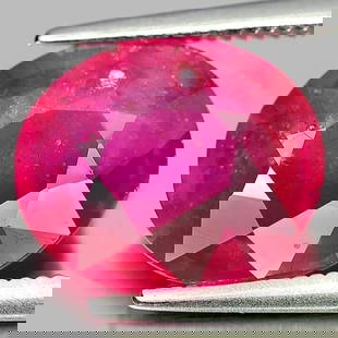 Red Pink Ruby 4.56 Ct. Oval Shape 11.4 x 9.5 Mm. Natural Gemstone Mozambique: Product ID: 805917641 Product Name: Natural Ruby Weight: 4.56 CT. Size: 11.4 x 9.5 x 4.2 MM. Shape: Oval Color: Red Pink Clarity:SI Luster: Good Gems Origin: Mozambique Treatment: Heated (Lead-glass f