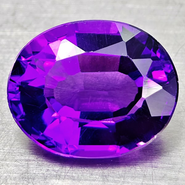 Natural Purple Amethyst 2.60 Ct. Clean Oval Shape 10.1 x 8.2 Mm Gemstone From Brazil: Product ID: 800325323 Product Name: Natural Amethyst Weight: 2.60 CT. Size: 10.1 x 8.2 x 5.4 MM. Shape: Oval / Mixed Color: Purple Clarity:IF Luster: Very Good Gems Origin: Brazil Treatment: Unheated 