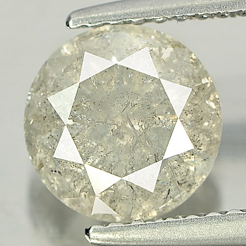 Certified Natural Diamond 2.16 Ct. Round Brilliant Cut 7.79 Mm. From Zambia (1 of 4)