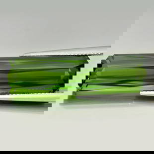 Natural Green Tourmaline 21.88 Ct. Clean Octagon Shape 31.60 x 8.45 Mm. Gemstone From Nigeria: Product ID: 807212581 Product Name: Natural Tourmaline Weight: 21.88 CT. Size: 31.60 x 8.45 x 8.01 MM. Shape: Octagon Color: Green Clarity:IF Luster: Very Good Gems Origin: Nigeria Treatment: Unheated