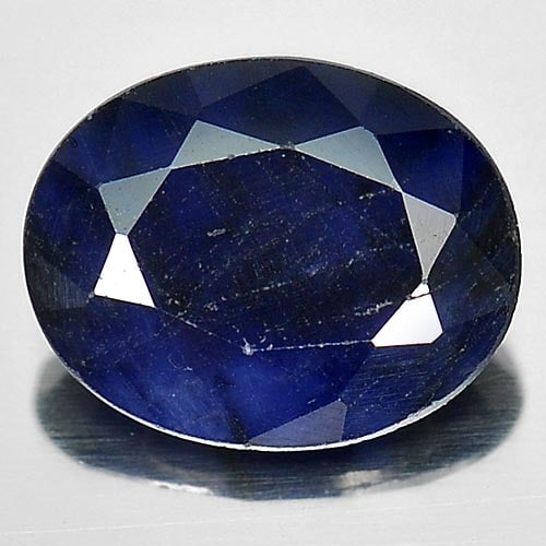 Natural Deep Blue Sapphire 2.71 Ct. Oval Shape 9 x 7 Mm Gemstone From Madagascar: Product ID: 806011185 Product Name: Natural Blue Sapphire Weight: 2.17 CT. Size: 9 x 7 x 4 MM. Shape: Oval Color: Deep Blue Clarity:Opaque Luster: Good Gems Origin: Madagascar Treatment: Heated (Lead-