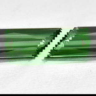 Natural Green Tourmaline 1.18 Ct. Octagon Shape 11.7 x 4 Mm Gemstone From Nigeria: Product ID: 807245557 Product Name: Natural Tourmaline Weight: 1.18 CT. Size: 11.7 x 4 x 2.7 MM. Shape: Octagon Color: Green Clarity:VSI Luster: Good Gems Origin: Nigeria Treatment: Unheated Crystal S