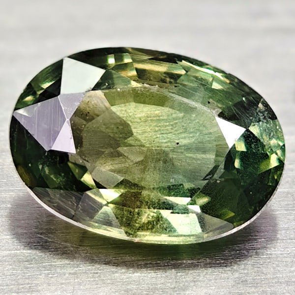 Natural Bluish Green Sapphire 0.91 Ct Clean Oval Shape 6.8 x 4.8 Mm Gemstone From Thailand: Product ID: 106113224 Product Name: Natural Green Sapphire Weight: 0.91 CT. Size: 6.8 x 4.8 x 3 MM. Shape: Oval Color: Bluish Green Clarity:VSI Luster: Good Gems Origin: Thailand Treatment: Warm Cryst