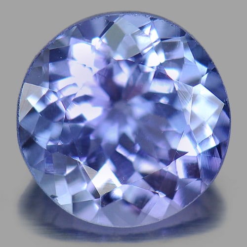 Natural Violetish Blue Tanzanite 1.13 Ct. VVS Round Shape 6.5 Mm. Gemstone From Tanzania (1 of 3)