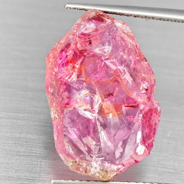 Natural Pink Tourmaline 11.02 Ct. Rough Shape 19.8 x 12.6 Mm Gemstone From Nigeria: Product ID: 597200052 Product Name: Natural Tourmaline Weight: 11.02 CT. Size: 19.8 x 12.6 x 6.8 MM. Shape: Rough Shape Color: Pink Clarity:None Luster: Good Gems Origin: Nigeria Treatment: Unheated C