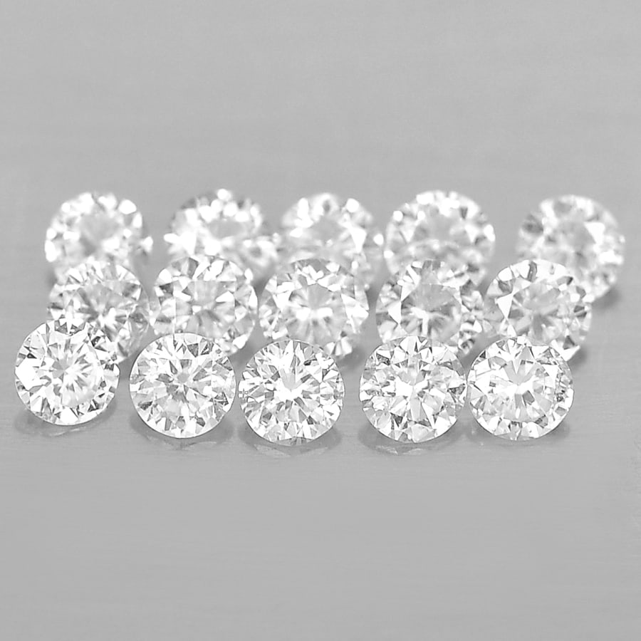 Natural Loose Diamond Round Brilliant Cut 1.3 Mm From Belgium (1 of 3)