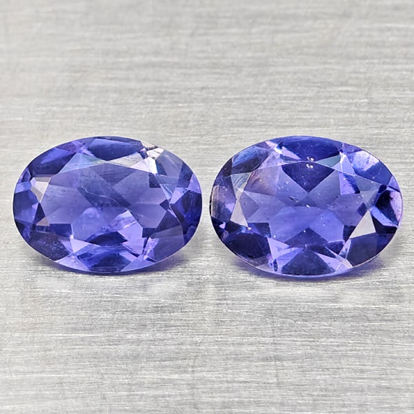 Natural Violet Blue Iolite 1.48 Ct. 2 Pcs Oval Shape 7.2 x 5.2 Mm Gemstones From Madagascar: Product ID: 803804908 Product Name: Natural Iolite Weight: 1.48 CT. Size: 7.2 x 5.2 x 3.5 MM. Shape: Oval Color: Violet Blue Clarity:SI1 Luster: Good Gems Origin: Madagascar Treatment: Unheated Crysta