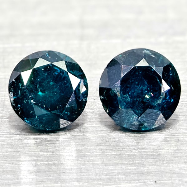 Natural Blue Loose Diamond 0.24 Ct. 2 Pcs Round Diamond Cut 3.1 Mm: Product ID: 502100315 Product Name: Natural Natural Diamond Weight: 0.24 CT. Size: 3.1 x 3.1 x 2 MM. Shape: Round Diamond Cut Color: Blue Clarity:SI1 Luster: Good Gems Origin: Belgium Treatment: Treat