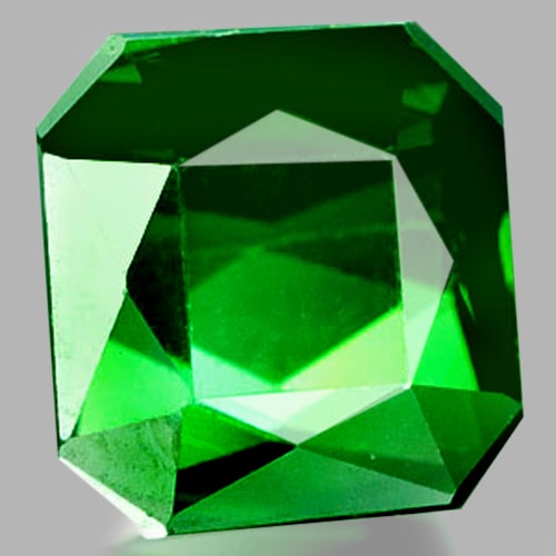 Natural GreenTourmaline 2.29 Ct. VVS Octagon Shape 7.2 x 6.8 Mm. Gemstone From Nigeria (1 of 3)