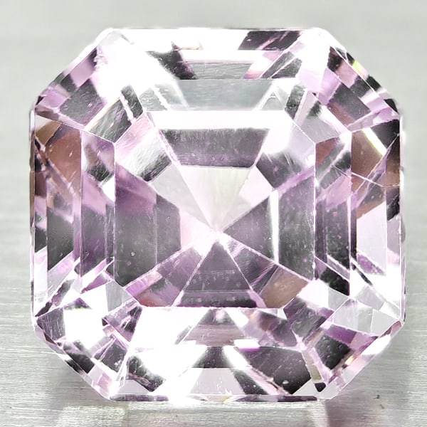 Natural Pink Kunzite 5.95 Ct. Octagon Shape 9.6 x 9.6 Mm Gemstone From Afghanistan (1 of 3)