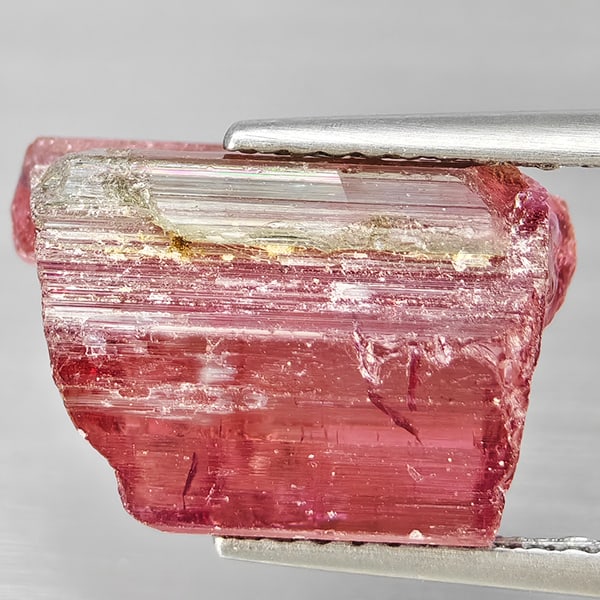 Natural Pink Tourmaline 9.91 Ct. Rough Shape 13.8 x 9.2 Mm Gemstone From Nigeria: Product ID: 597200057 Product Name: Natural Tourmaline Weight: 9.91 CT. Size: 13.8 x 9.2 MM. Shape: Rough Shape Color: Pink Clarity:None Luster: Good Gems Origin: Nigeria Treatment: Unheated Crystal S
