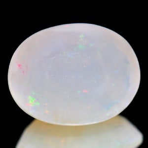 Natural Multi Color Opal 1.92 Ct. Oval Shape 10.2 x 7.8 Mm Gemstone from Ethiopia (1 of 3)