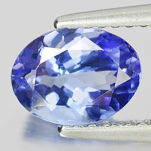 Natural Violetish Blue Tanzanite 1.26 Ct. Oval Shape 8 x 6 Mm. Gemstone From Tanzania: Product ID: 807009089 Product Name: Natural Tanzanite Weight: 1.26 CT. Size: 8 x 6 x 3.8 MM. Shape: Oval Color: Violetish Blue Clarity:VSI Luster: Very Good Gems Origin: Tanzania Treatment: Heated Cry