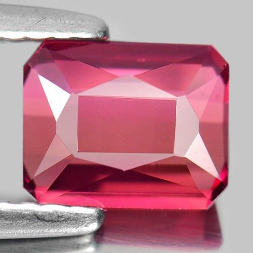 Natural Pink Tourmaline 1.14 Ct. VVS Octagon Shape 6.9 x 5.6 Mm. Unheated Gemstone From Nigeria (1 of 3)