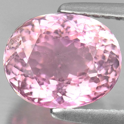 Natural Pink Tourmaline 2.88 Ct. Oval Shape 9.3 x 7.5 Mm. Gemstone From Mozambique (1 of 3)