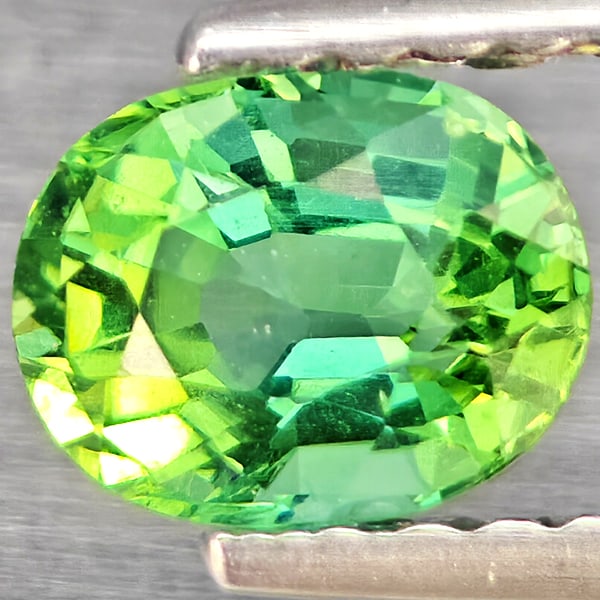 Natural Blueish Green Tourmaline 0.93 Ct. Oval Shape 6 x 4.5 Mm Gemstone from Nigeria: Product ID: 807251116 Product Name: Natural Tourmaline Weight: 0.93 CT. Size: 6 x 4.5 x 3.7 MM. Shape: Oval Shape Color: Blueish Green Clarity:SI1 Luster: Good Gems Origin: Nigeria Treatment: Unheated