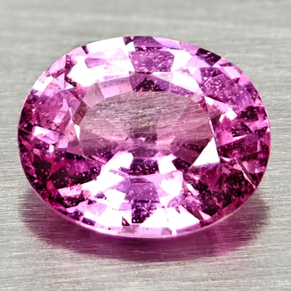 Natural Pink Sapphire 0.79 Ct. Oval Shape 6.2 x 5.1 Mm Gemstone From Madagascar: Product ID: 806162341 Product Name: Natural Pink Sapphire Weight: 0.79 CT. Size: 6.2 x 5.1 x 3 MM. Shape: Oval Color: Pink Clarity:VSI - SI1 Luster: Good Gems Origin: Madagascar Treatment: Heated Crys