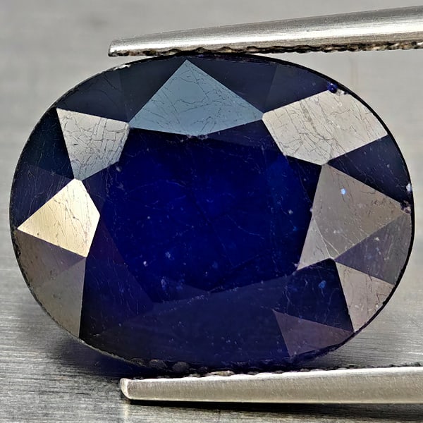 Natural Blue Sapphire 10.13 Ct. Oval Shape 13.5 x 10.8 Mm Gemstone from Madagascar: Product ID: 806012267 Product Name: Natural Blue Sapphire Weight: 10.13 CT. Size: 13.5 x 10.8 x 7.6 MM. Shape: Oval Shape Color: Blue Clarity:SI1 Luster: Good Gems Origin: Madagascar Treatment: Heated