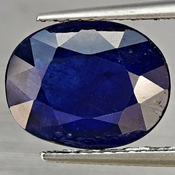 Natural Blue Sapphire 5.64 Ct. Oval Shape 11.9 x 9.4 Mm Gemstone from Madagascar: Product ID: 806012266 Product Name: Natural Blue Sapphire Weight: 5.64 CT. Size: 11.9 x 9.4 x 5.3 MM. Shape: Oval Shape Color: Blue Clarity:SI1 Luster: Good Gems Origin: Madagascar Treatment: Heated (