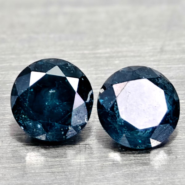 Natural Blue Loose Diamond 0.31 Ct. 2 Pcs Round Diamond Cut 3.1 Mm: Product ID: 502100313 Product Name: Natural Natural Diamond Weight: 0.31 CT. Size: 3.1 x 3.1 x 2.2 MM. Shape: Round Diamond Cut Color: Blue Clarity:SI1 Luster: Good Gems Origin: Belgium Treatment: Tre