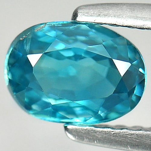 Natural Blue 1.37 Ct. Oval Shape 7 x 5.1 Mm Gemstone From Cambodia: Product ID: 807721528 Product Name: Natural Zircon Weight: 1.37 CT. Size: 7 x 5.1 x 3.3 MM. Shape: Oval Color: Blue Clarity:VVS Luster: Good Gems Origin: Cambodia Treatment: Heated Crystal Structure: