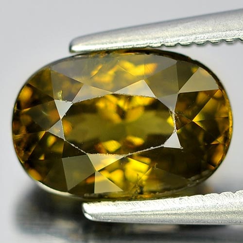 Natural Greenish Yellow Demantoid Garnet 2.54 Ct. Oval Shape 9 x 6 Mm. Gemstone From Madagascar: Product ID: 802922076 Product Name: Natural Demantoid Weight: 2.54 CT. Size: 9 x 6 x 5.2 MM. Shape: Oval Color: Greenish Yellow Clarity:SI1 Luster: Very Good Gems Origin: Madagascar Treatment: Unheate