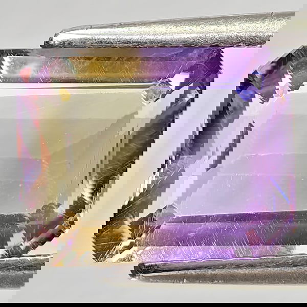 Natural Bi Color Ametrine 2.41 Ct. Octagon Shape 9.2 x 7.3 Mm Gemstone from Bolivia (1 of 3)