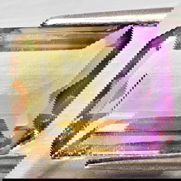 Natural Bi Color Ametrine 3.95 Ct. Octagon Shape 10.4 x 8.6 Mm Gemstone From Bolivia (1 of 3)