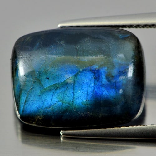 Multi Color Blue Labradorite Doublet 9.05 Ct. Baguette Cabochon Shape 16 x 11.9 Mm. Natural Gemstone: Product ID: 804301163 Product Name: Natural Labradorite Weight: 9.05 CT. Size: 16 x 11.9 x 4.8 MM. Shape: Baguette Cabochon Color: Multi-Color Clarity:Opaque Luster: Iridescent Gems Origin: Canada Tre