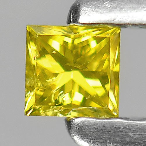 Natural Yellow Diamond 0.10 Ct. Square Princess Cut 2.4 Mm From Belgium: Product ID: 802103481 Product Name: Natural Enhanced Diamond Weight: 0.10 CT. Size: 2.4 x 2.4 x 1.8 MM. Shape: Square Princess Cut Color: Yellow Clarity:VSI Luster: Scintillating Gems Origin: Belgium