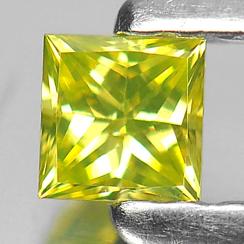 Natural Yellow Diamond 0.14 Ct. Square Princess Cut 3 x 3 x 2 Mm. From Belgium: Product ID: 802104004 Product Name: Natural Enhanced Diamond Weight: 0.14 CT. Size: 3 x 3 x 2 MM. Shape: Square Princess Cut Color: Yellow Clarity:VSI Luster: Scintillating Gems Origin: Belgium Treatm