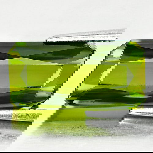 Natural Green Tourmaline 7.01 Ct. VVS Octagon Shape 14.9 x 7.4 Mm. Gemstone Unheated From Nigeria (1 of 3)