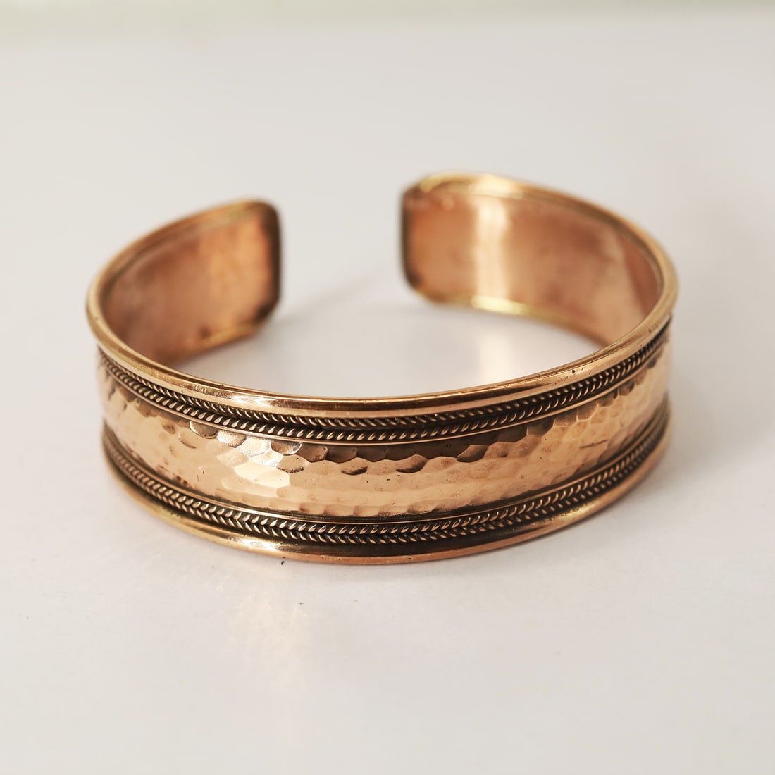 Copper Handmade Bracelet / Made with Solid High Gauge Pure Copper (1 of 3)