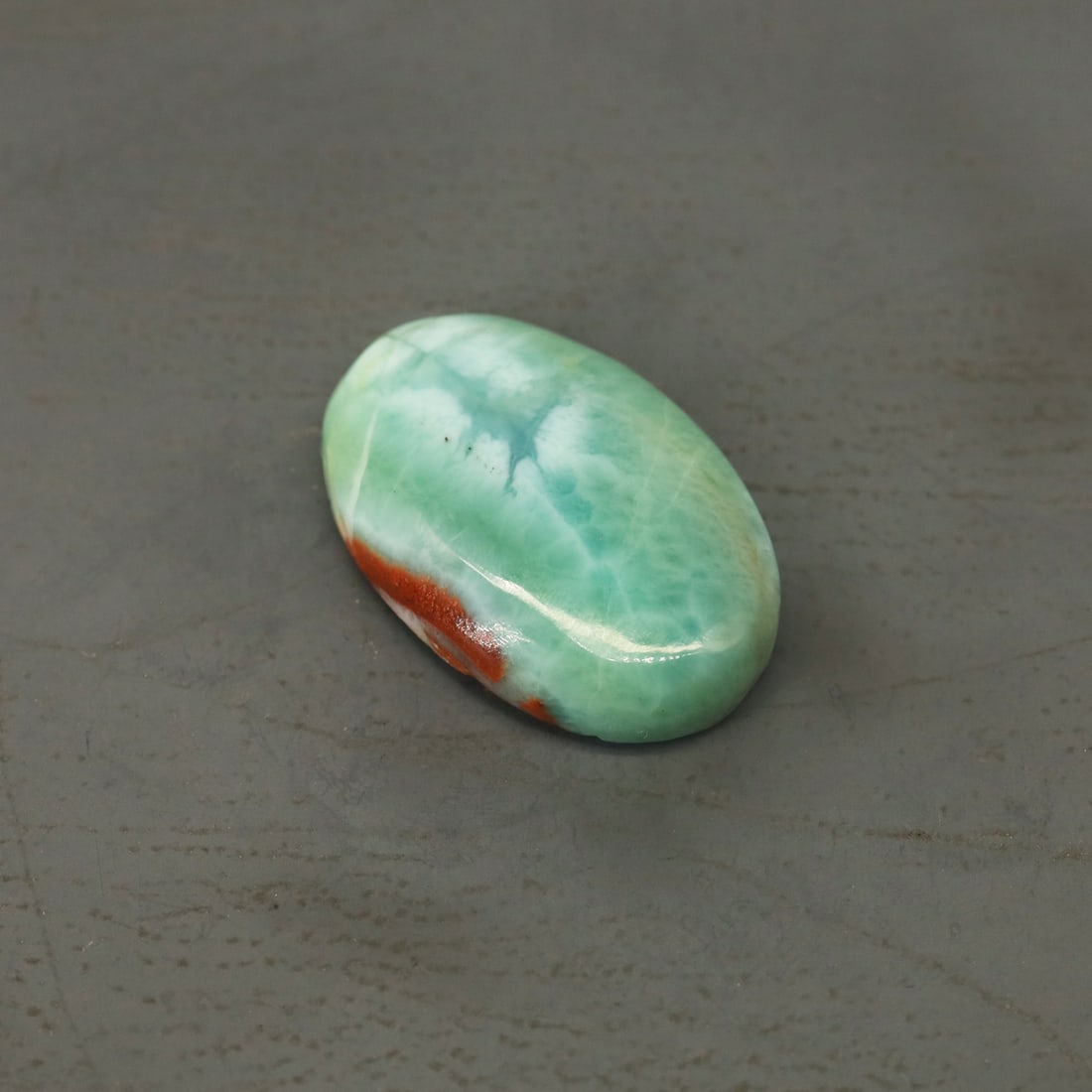 Natural Larimar Cabochon 25X16X6 MM: Product ID: 250830173942 Gemstone - Natural Larimar Size - 25x16x6 MM Weight - 22 Carat Origin - Dominican Republic Country/Region of Manufacture - India At Your Service: At Treasure of Gems & Jewelry