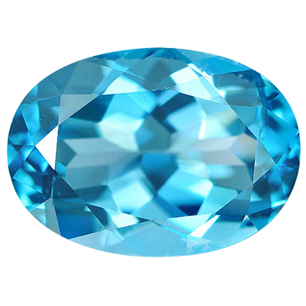 Natural London Blue Topaz 7.83 Ct. VVS Oval Shape 14 x 10 Mm. Gemstone From Brazil: Product ID: 807165563 Product Name: Natural Blue Topaz Weight: 7.83 CT. Size: 14 x 10 x 7 MM. Shape: Oval Color: Blue Clarity:VVS Luster: Very Good Gems Origin: Brazil Treatment: Treated Crystal Struc